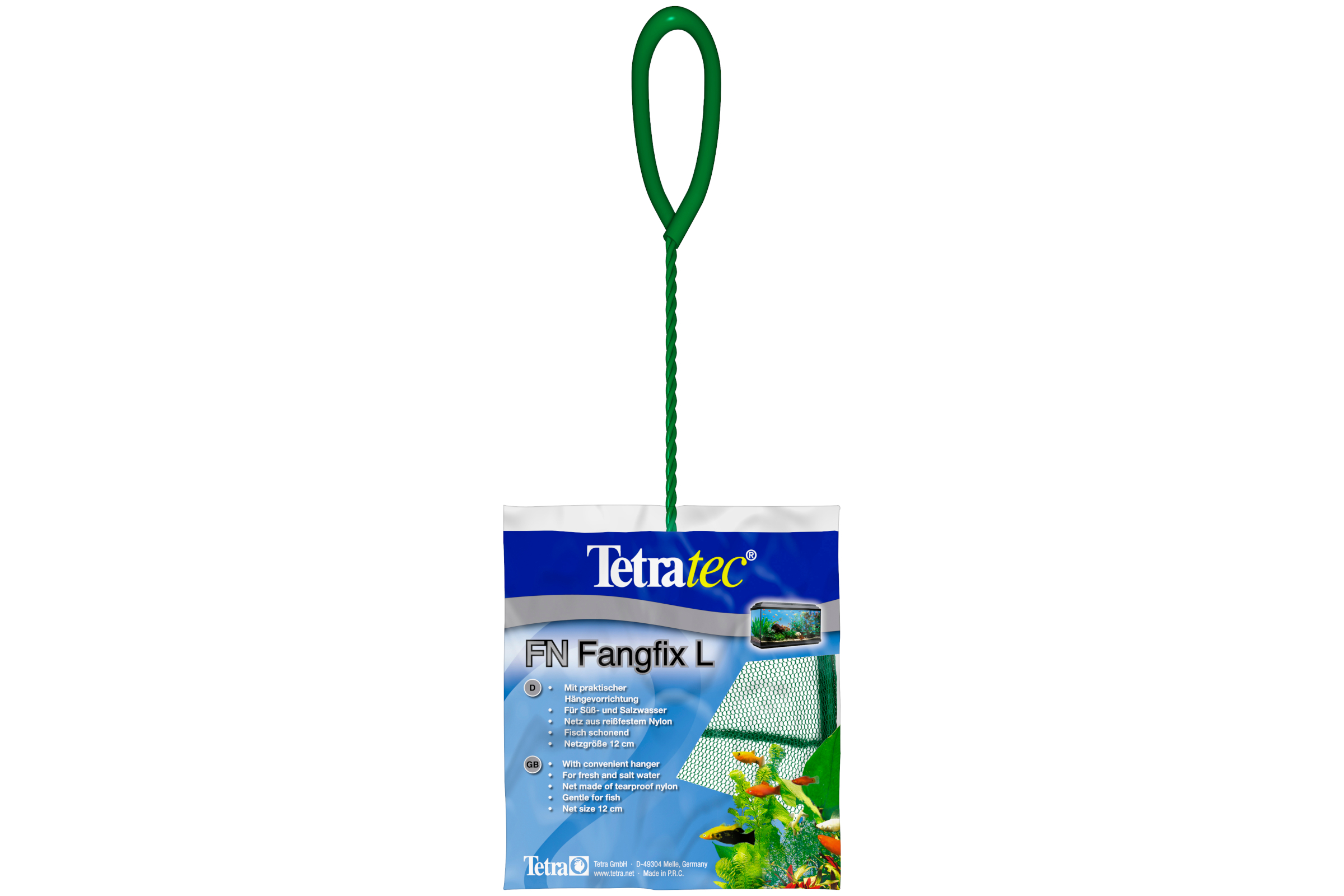 Tetra FN Fangfixnetz, Fein-Fischfangnetz, Größe L